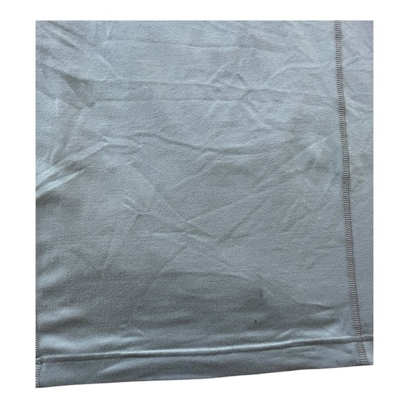 REI Dry Fit Men's Light Gray long Sleeve with 3/4 Front Zip Pullover Jacket - Picture 10 of 15